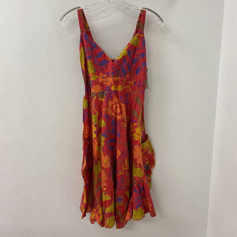 ALCHEMY WOMEN'S DRESS red multi mix S