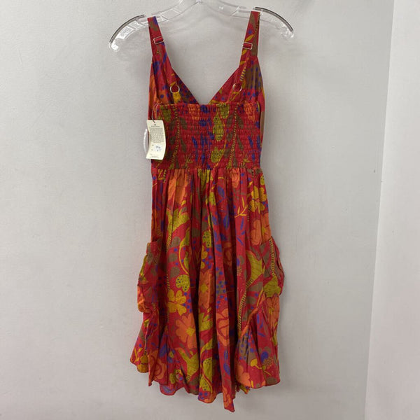 ALCHEMY WOMEN'S DRESS red multi mix S