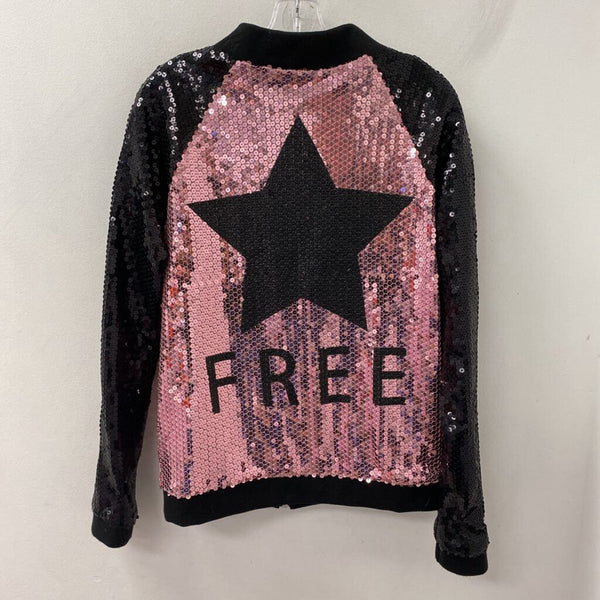 WOMEN'S BOMBER JACKET black pink mix S/M