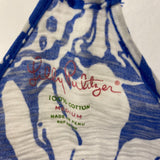 lilly pulitzer WOMEN'S DRESS blue white mix M
