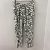 Banana Republic WOMEN'S PANTS print black white M