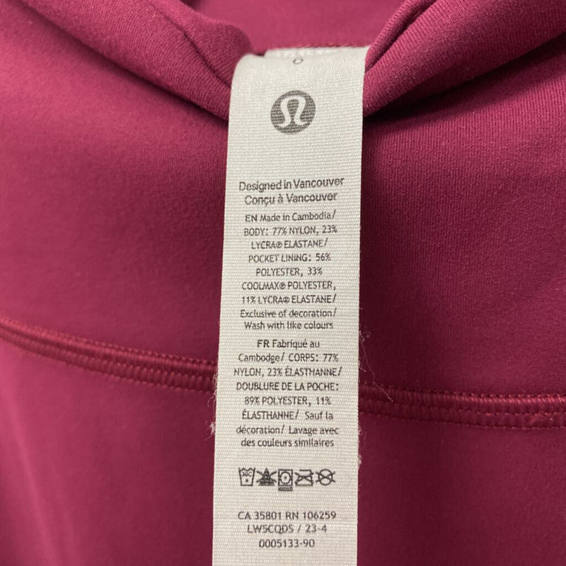 LULULEMON WOMEN'S ACTIVE BOTTOM raspberry 6