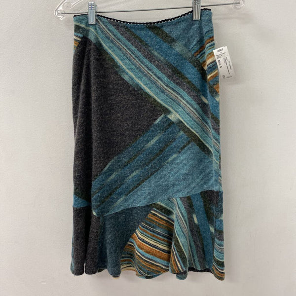WOMEN'S SKIRT blue multi mix S