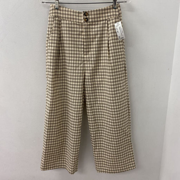 WOMEN'S PANTS tan black mix M/L