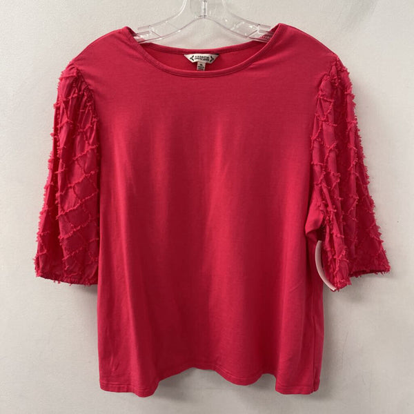 NANETTE nanette lepore WOMEN'S TOP pink XL