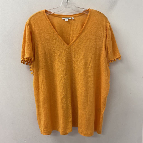 CHICOS WOMEN'S T-SHIRT orange XXL