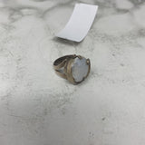 925 WOMEN'S RING white silver 8.5