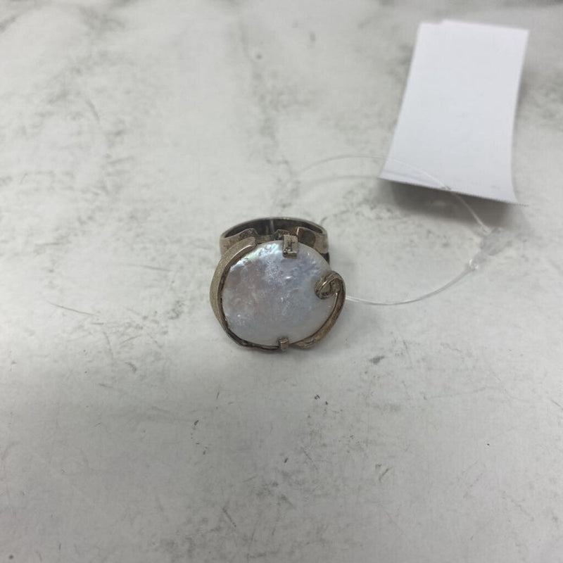 925 WOMEN'S RING white silver 8.5