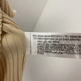 ZARA WOMEN'S TOP beige S