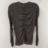 VERONICA BEARD WOMEN'S TOP blue brown M