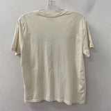 H&M WOMEN'S T-SHIRT cream mix M