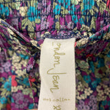 LONDON JEAN WOMEN'S SKIRT purple floral XS