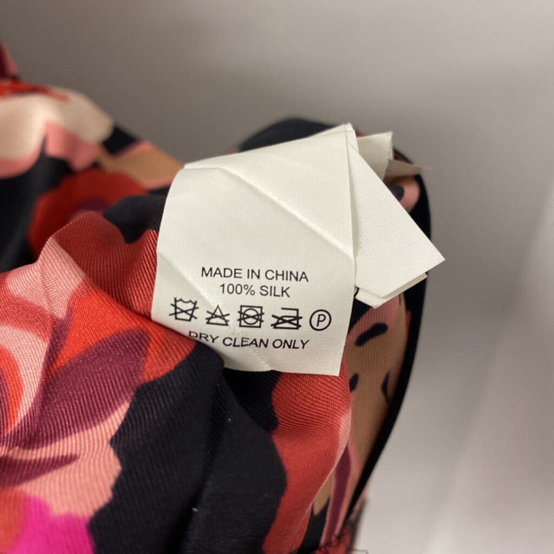 KATE SPADE WOMEN'S SKIRT black pink floral 0