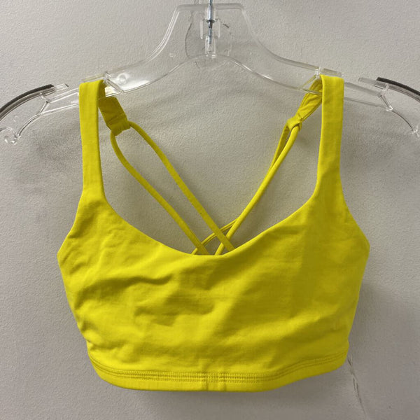 LULULEMON WOMEN'S ACTIVE BRA yellow XS