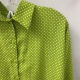 IMPERIAL WOMEN'S BLOUSE/SHIRT lime white S