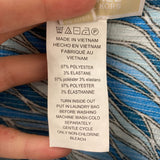 MICHAEL/Michael Kors WOMEN'S PONCHO/CAPE white blue turquoise S/M