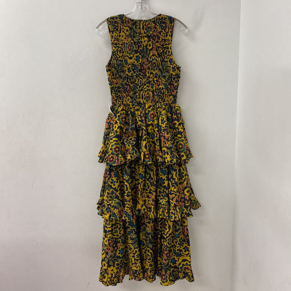 CLEOBELLA WOMEN'S DRESS yellow black multi M