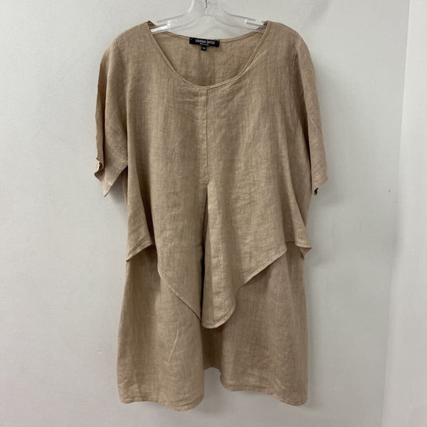 VIVAN SHYU WOMEN'S DRESS beige S/M