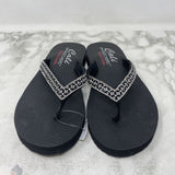 SKECHERS WOMEN'S SANDALS black bling 8-9