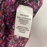 PARKER WOMEN'S BLOUSE/SHIRT purple black mix L