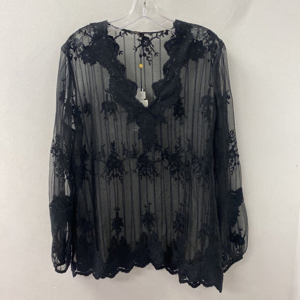 KOBI HALPERIN WOMEN'S TOP black XL