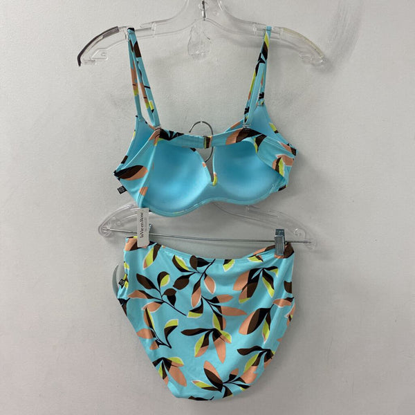 LA VIE EN ROSE WOMEN'S ACTIVE SWIM blue mix M/L