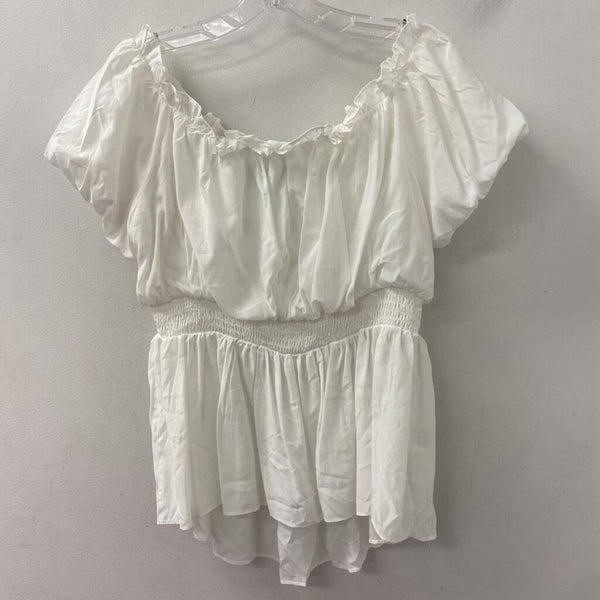 scarlet WOMEN'S BLOUSE/SHIRT white L