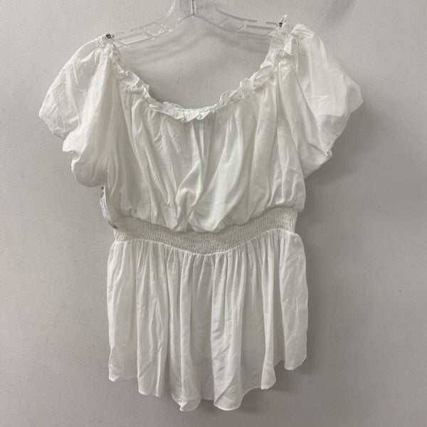 scarlet WOMEN'S BLOUSE/SHIRT white L