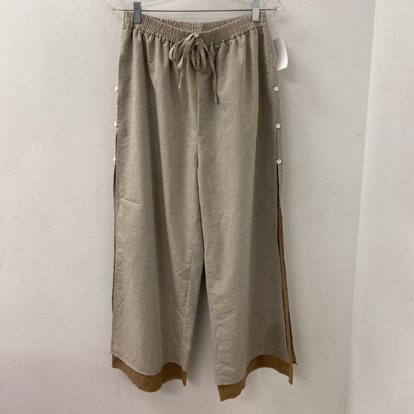 MISS LOOK WOMEN'S PANTS brown mix XL