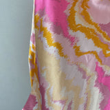 PIECES WOMEN'S SKIRT pink orange mix M