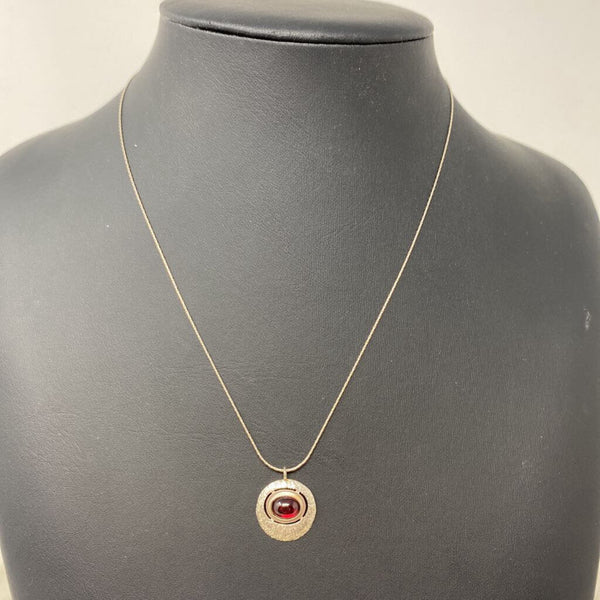 925 WOMEN'S NECKLACE silver red
