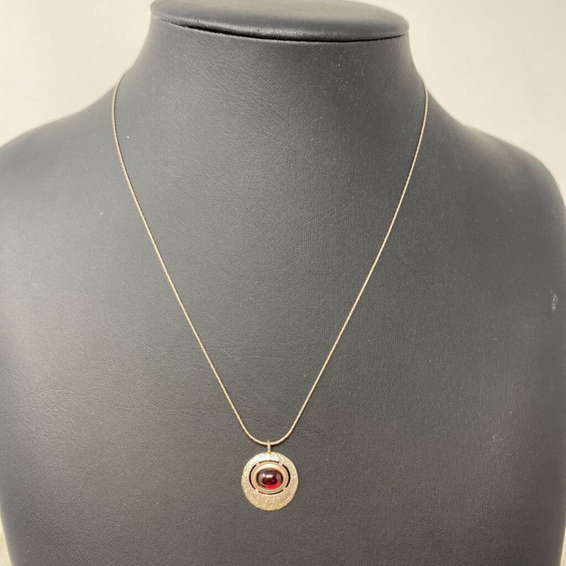 925 WOMEN'S NECKLACE silver red