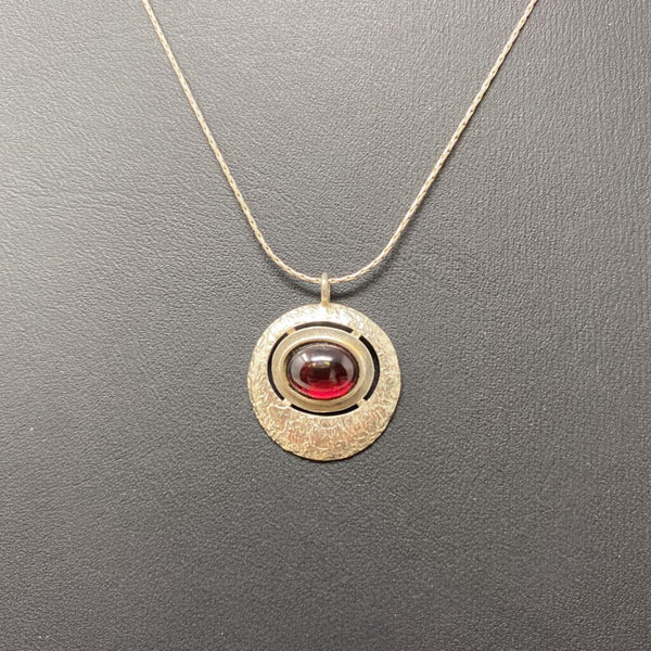 925 WOMEN'S NECKLACE silver red