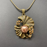 WOMEN'S NECKLACE bronze pink