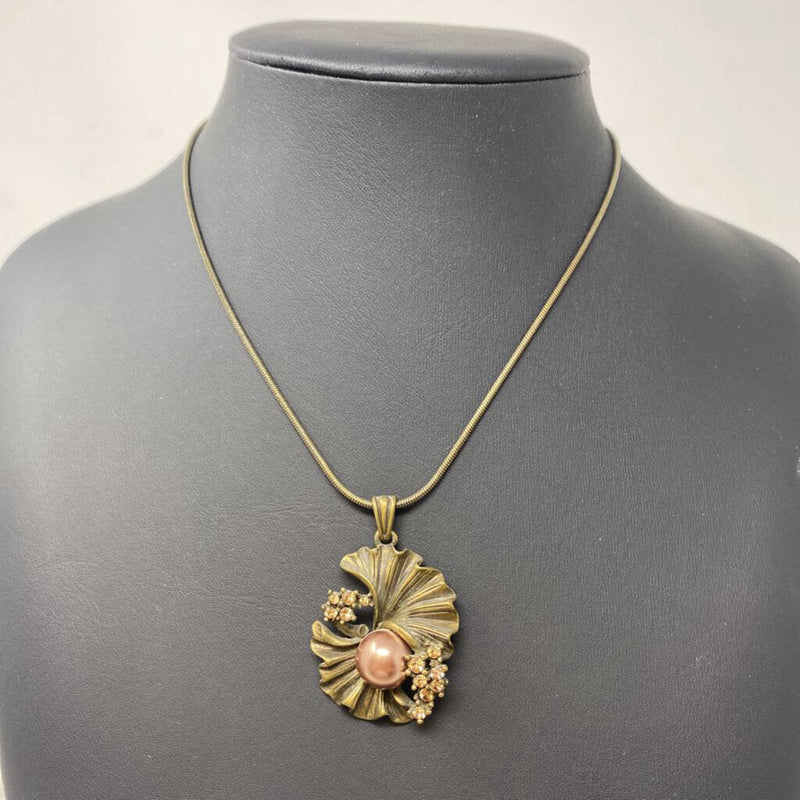 WOMEN'S NECKLACE bronze pink