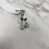 925 WOMEN'S RING silver grey 7