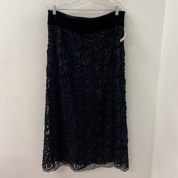BIANCA NYGARD WOMEN'S SKIRT black 14