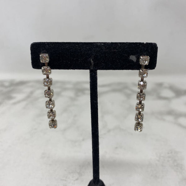 WOMEN'S EARRINGS clear silver