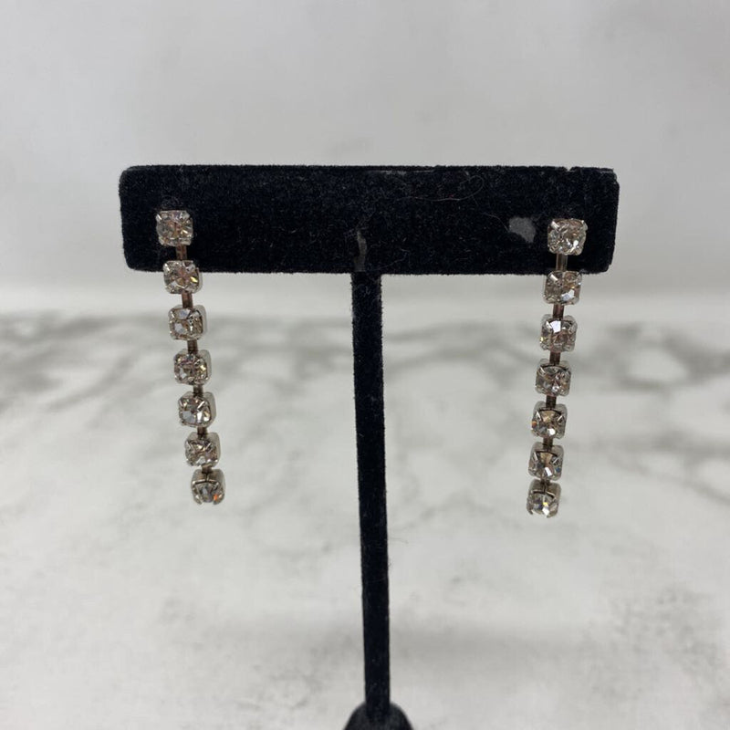 WOMEN'S EARRINGS clear silver