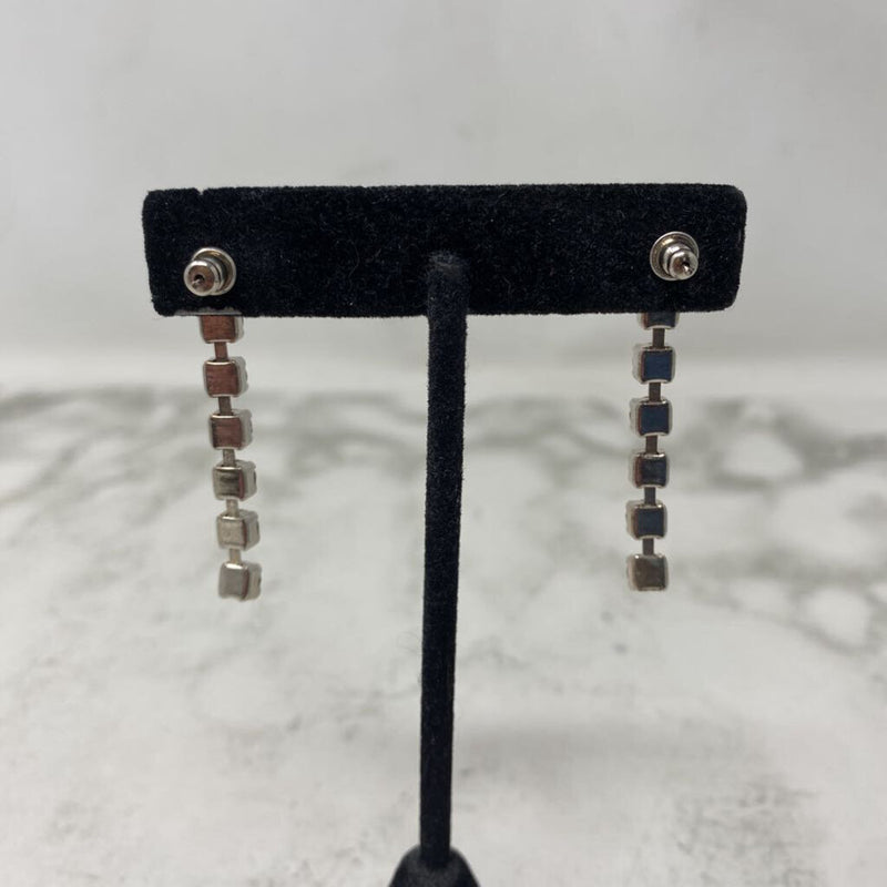 WOMEN'S EARRINGS clear silver
