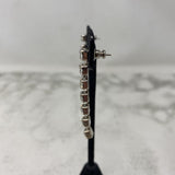 WOMEN'S EARRINGS clear silver