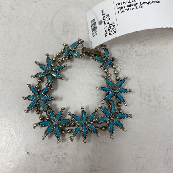 WOMEN'S BRACELET silver turquoise