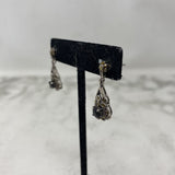 WOMEN'S EARRINGS silver black