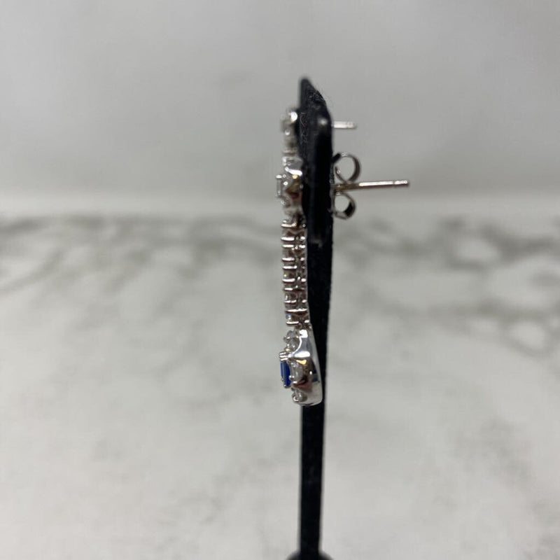 925 WOMEN'S EARRINGS clear blue