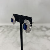925 WOMEN'S EARRINGS clear blue