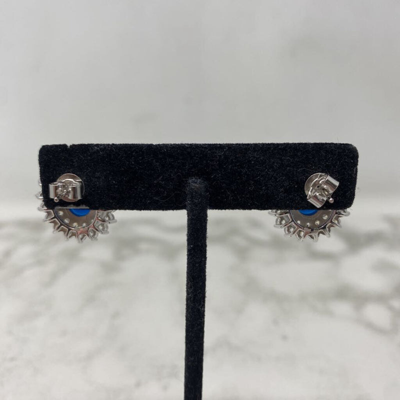 925 WOMEN'S EARRINGS clear blue