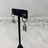 925 WOMEN'S EARRINGS silver blue
