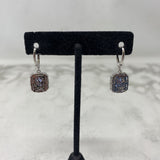 925 WOMEN'S EARRINGS silver blue