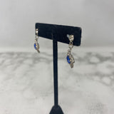 WOMEN'S EARRINGS blue clear