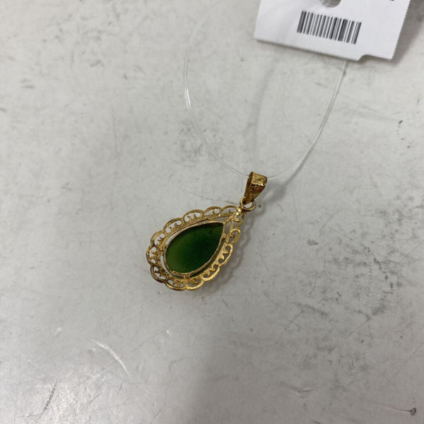 925 WOMEN'S PENDANT green gold